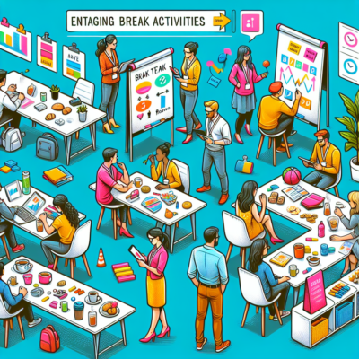 How can you use breaks and downtime to keep workshop attendees engaged?