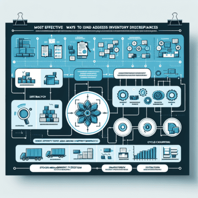 What are the most effective ways to identify and address inventory discrepancies?