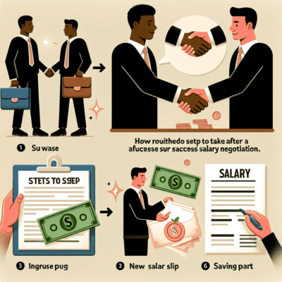 Steps to Take After a Successful Salary Negotiation
