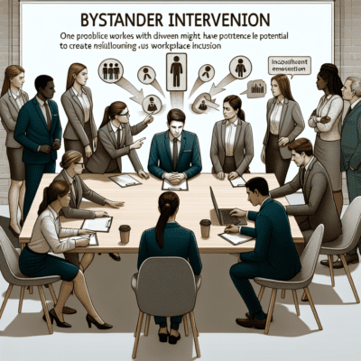 Exploring Bystander Intervention in Promoting Workplace Inclusion