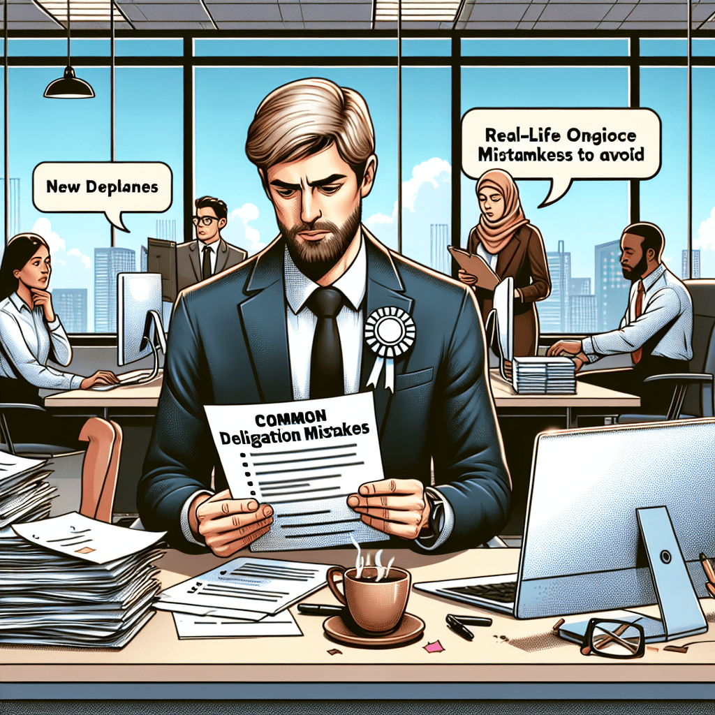 Common Delegation Mistakes to Avoid Common Delegation Mistakes to Avoid