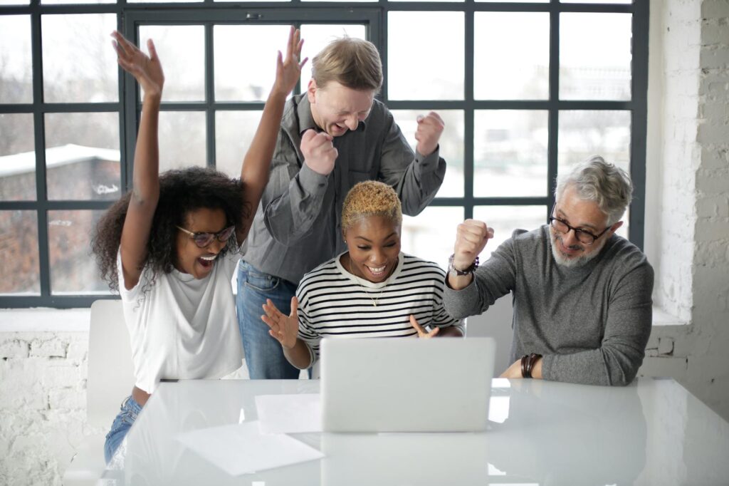 Celebrating Team Achievements Online