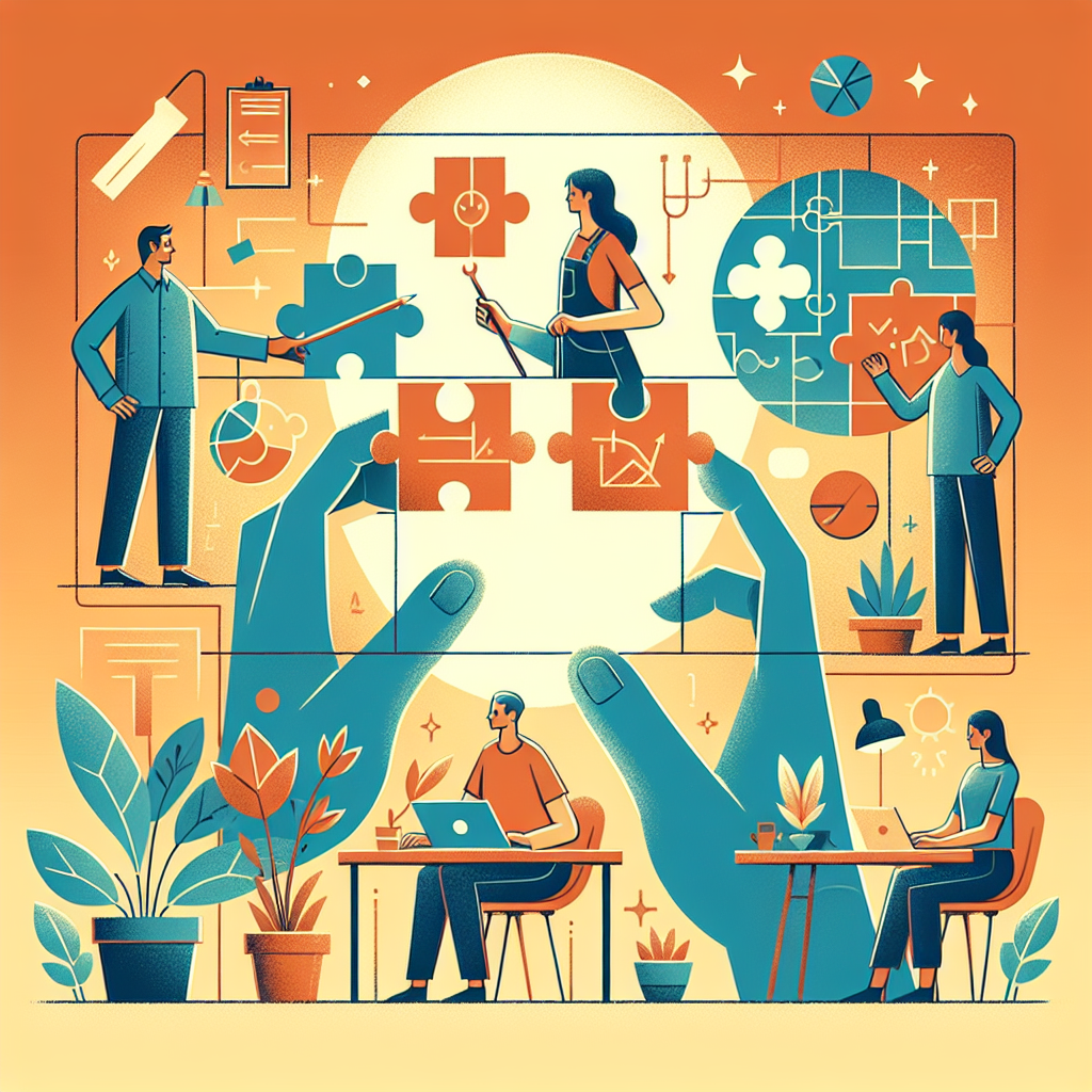 Building a Positive Work Environment to Reduce Relationship Guilt – illustrative image