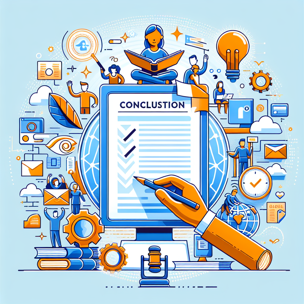 Conclusion: – illustrative image