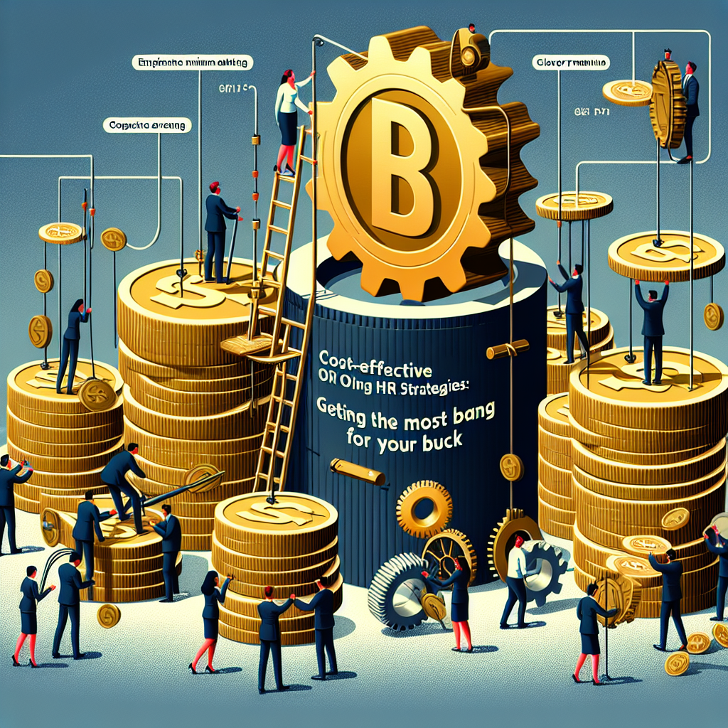 Cost-Effective HR Strategies: Getting the Most Bang for Your Buck – illustrative image