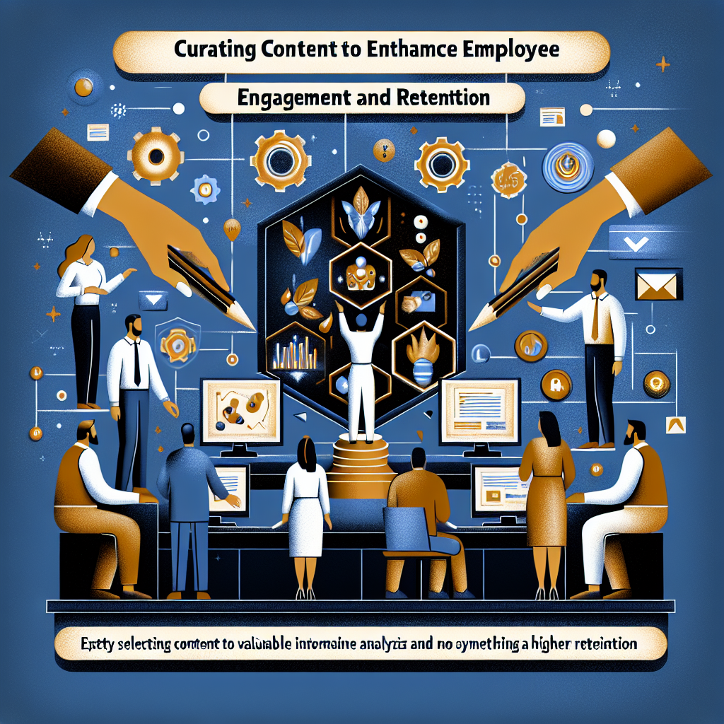 Curating Content to Enhance Employee Engagement and Retention – illustrative image