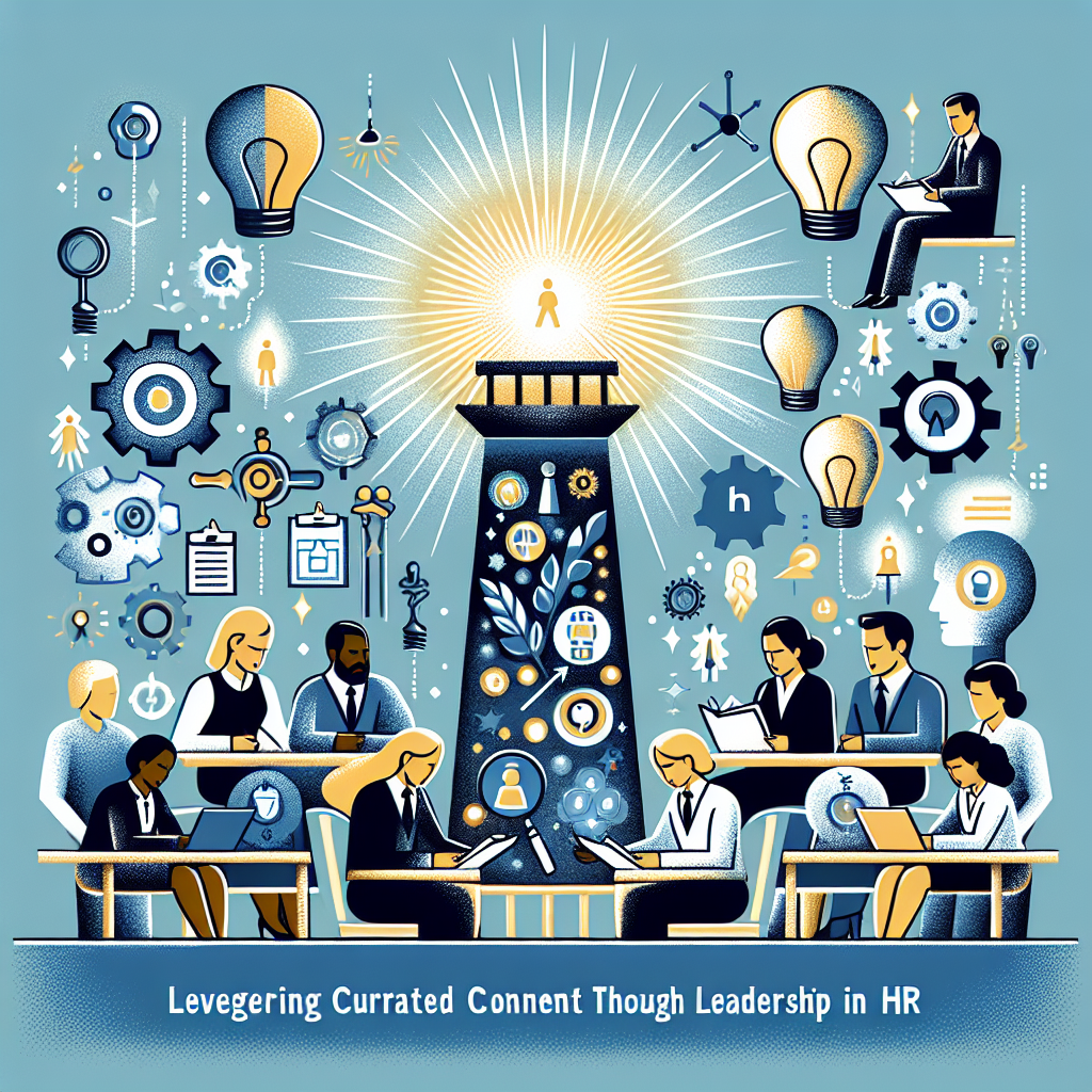 Leveraging Curated Content for Thought Leadership in HR – illustrative image