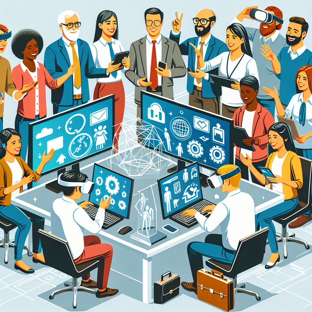 Leveraging Technology to Enhance Employee Engagement and Communication – illustrative image