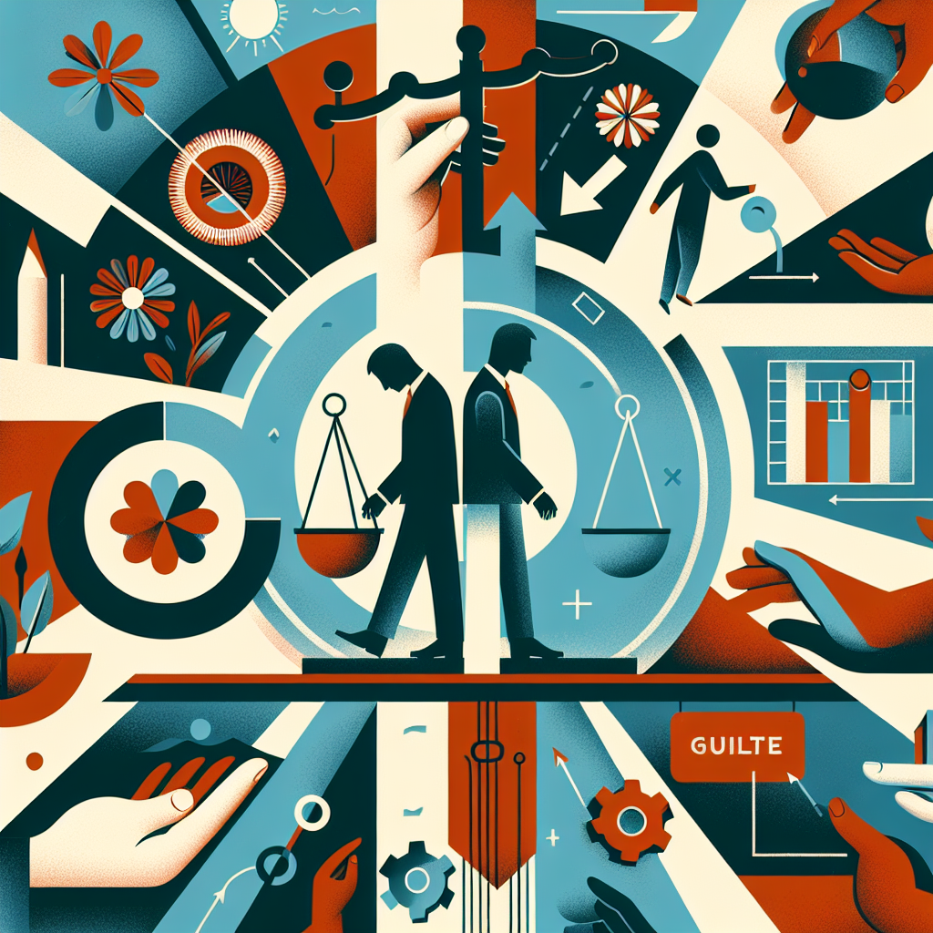 Understanding Relationship Guilt in the Workplace – illustrative image - self-forgiveness
