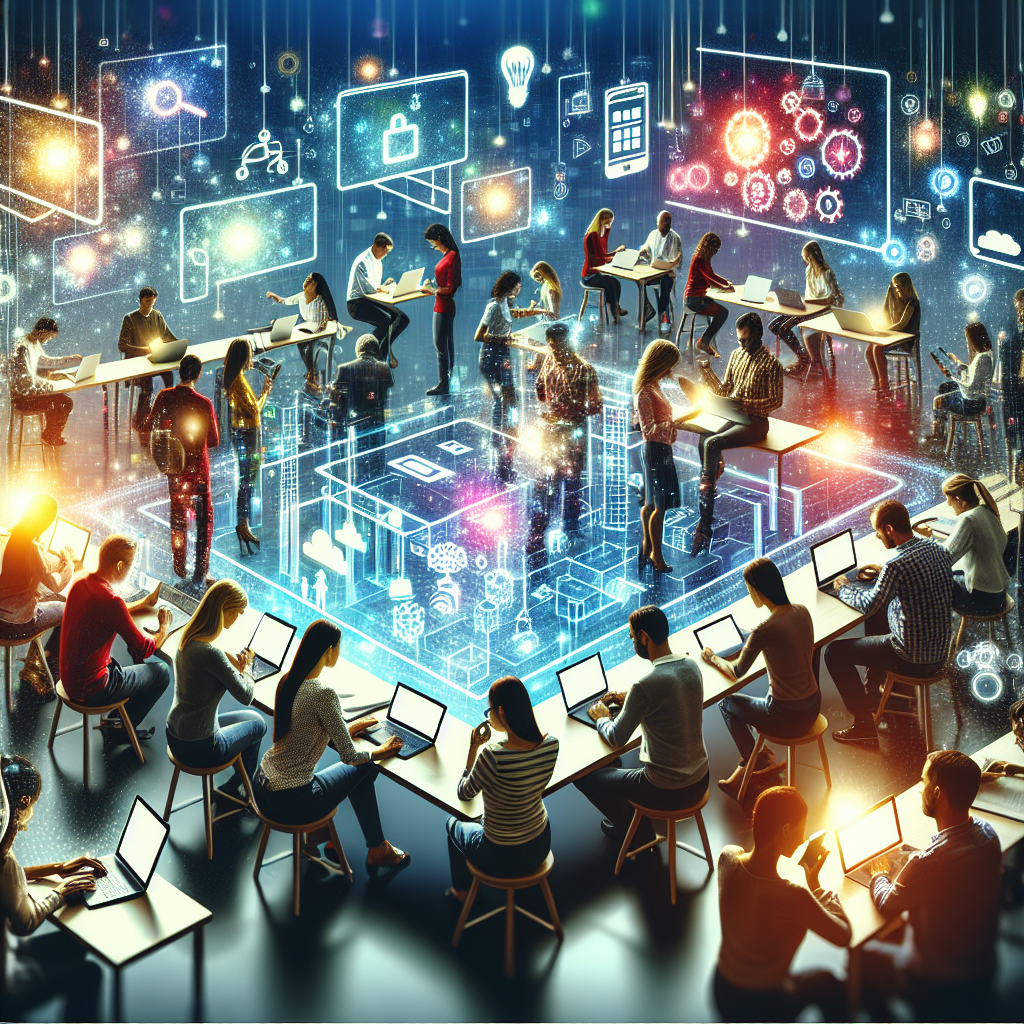 Leveraging Online Platforms for Continuous Learning in the Workplace – illustrative image